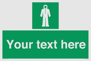 Custom sign safe condition Survival clothing